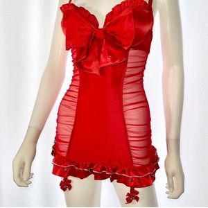 VS Jingle Bells Garter Lingerie-AND YES IT JINGLES!